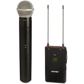 Sistema Microfone Sem Fio Shure FP25/SM58 | de Mão para Câmera