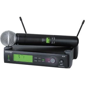 Sistema Microfone Sem Fio Shure SLX24/SM58