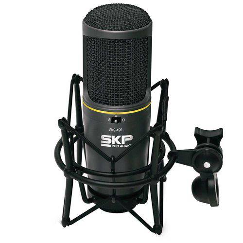 Sks420 - Microfone C/ Fio P/ Estúdio Sks 420 - Skp