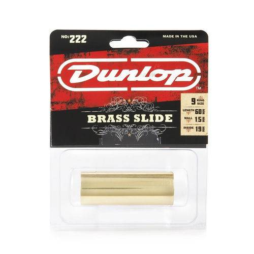 Slide Dunlop Brass Latão Médio Curto Dourado 222
