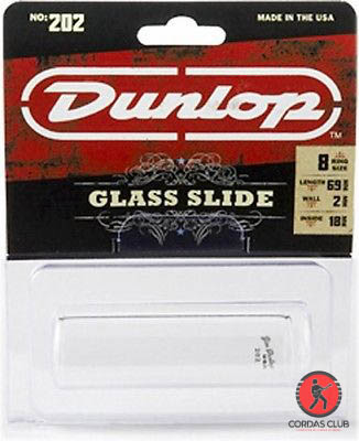 Slide Vidro Dunlop Fino Medio 202 - 3579