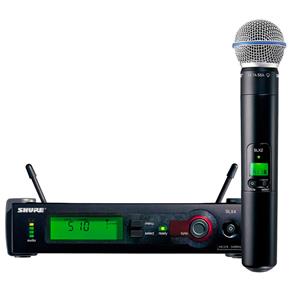 SLX24 / BETA58 - Microfone Sem Fio de Mão UHF SLX24/Beta58 - Shure