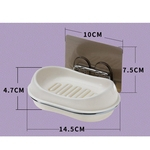Soap Box Seamless Adhesive Titular Armazenamento Dish Wall Mount suporte 5046