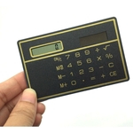 Solar calculadora cartão ultra-fino Handheld Escritório Student Computer calculadora de bolso Mini