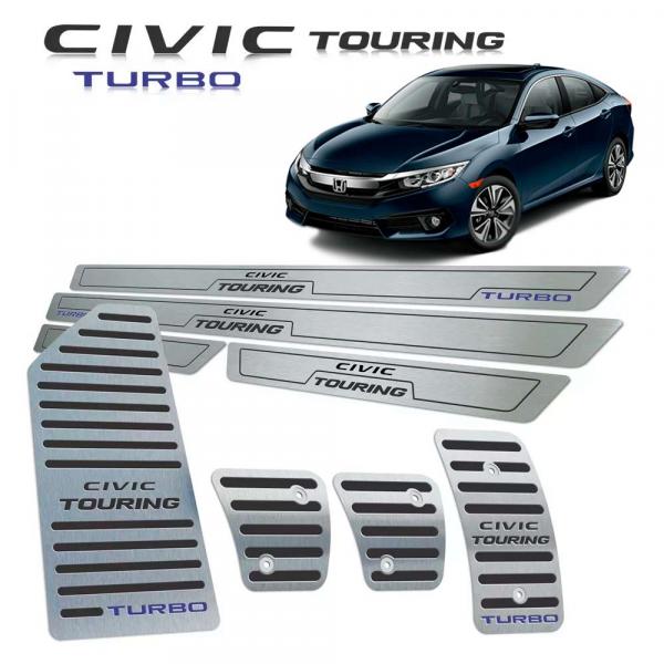 Soleira BR Pedaleira Descanso Civic Touring 17/19 Manual - Jr