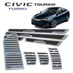 Soleira Pedaleira Descanso Civic Touring 2017/2019 Manual