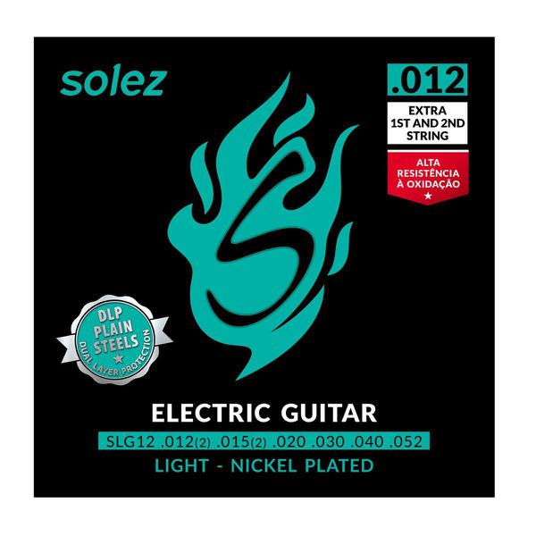 Solez - Encordoamento 0.012 /0.052 para Guitarra Calibre SLG12