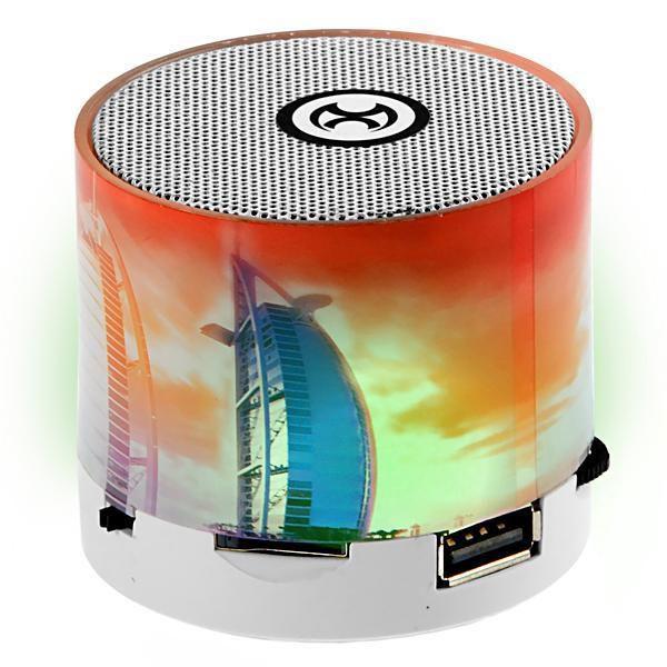 Speaker MOX MO-S1013 Watts com Bluetooth/USB/Slot para Micro SD - Estampa Dubai