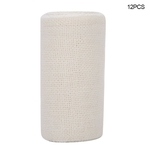 Sports bandage tape, 12 rolls of 75 x 4500 mm of breathable gauze for sports life, corset or corset
