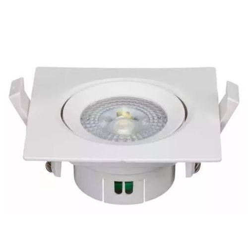 Spot LED de Embutir Quadrado 5W - 6500k Branco Frio