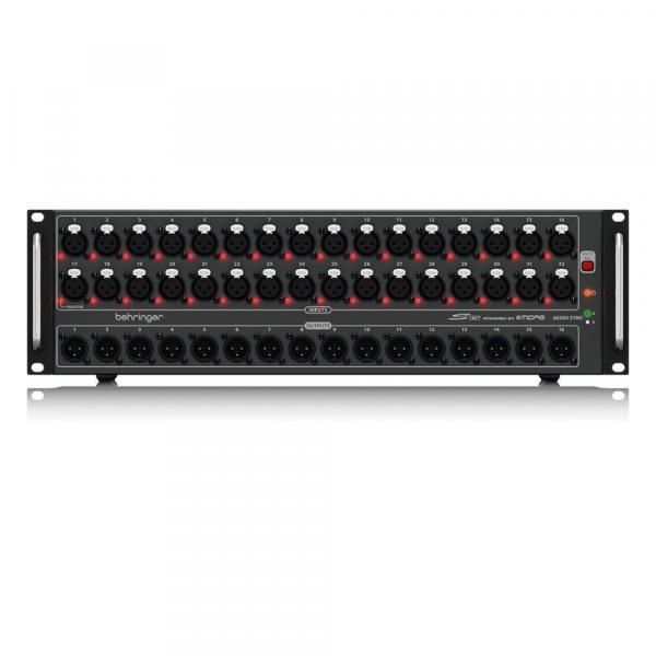 Stage Box Behringer S32 com 32in/16out e Pre Midas