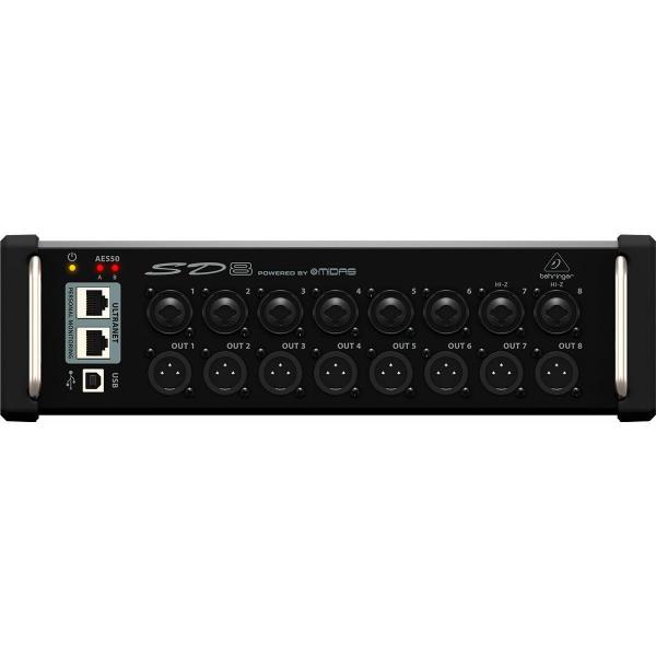 Stage Box SD8 com 8in/8out com Pre Midas - Behringer