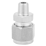 Stainless Steel Pipe Fitting 1/8NPT Male Thread Adapter Connector Water Oil Gas