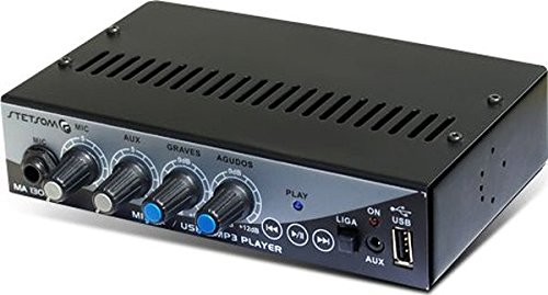 Stetsom Mixer MA-1300 Mixer Automotivo C/USB e MP3