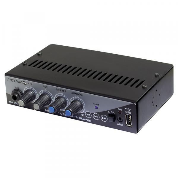 Stetsom Mixer MA 1300 Mixer Automotivo com USB e MP3