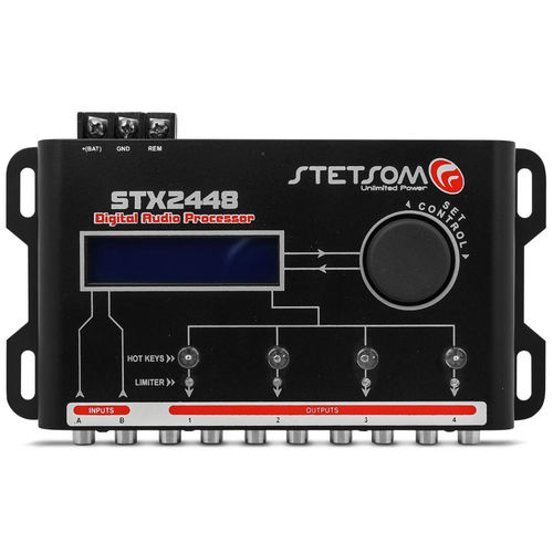 Stetsom Processador Audio Stx2448 2 Entradas / 4 Saidas