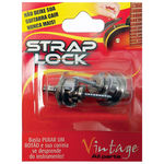 Strap Lock Basso Cromado SL-01 para Guitarra Violão Baixo