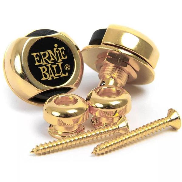 Strap Lock Ernie Ball P04602 Trava Correia Dourado