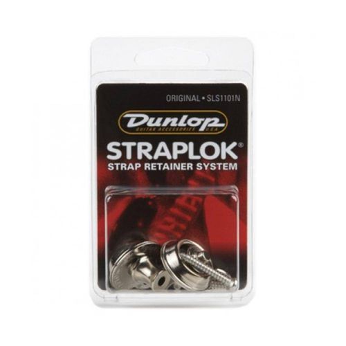 Straplok Original Niquelada Dunlop para Guitarra | Baixo