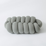 LAR Suave Pillow Cor atado Lance sólido com enchimento para sofá do escritório de lazer