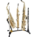 Suporte Duplo Combinado Para Sax Alto - Tenor E Soprano- Flauta- Clarinete Hércules Ds538b