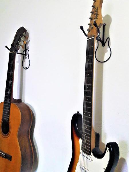 3 Suporte Especial para Violão ou Guitarra de Parede Jm