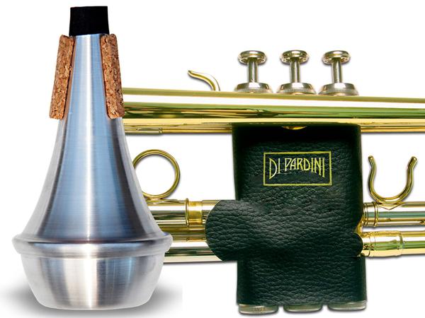 Surdina Straight Marca Di Pardini P/trompete com Protetor Sintético de Máquina.