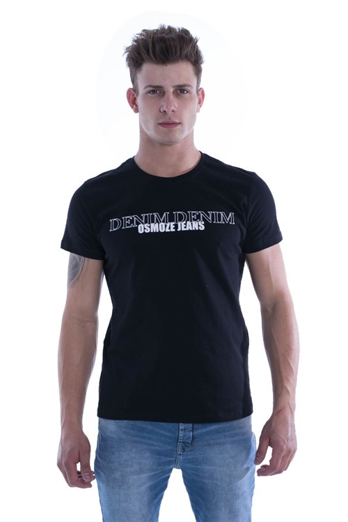 T-Shirt Osmoze Dose 001 12644 3 Preto (Preto, PP)