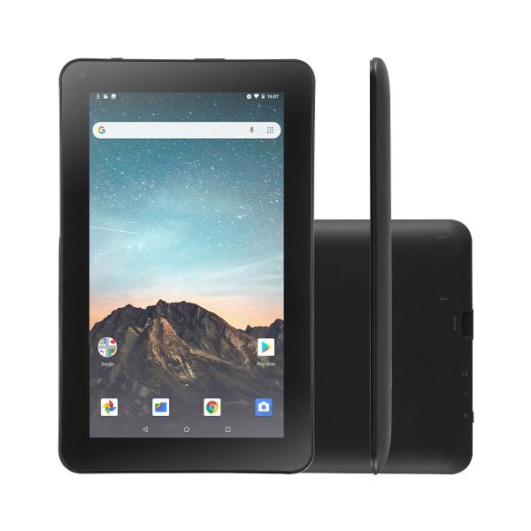 Tablet Multilaser M9S GO Preto Quad Core Android 8.1 GO Câm 1.3 9'' 16Gb Bluetooth NB326