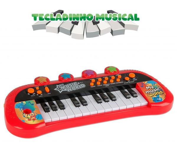 Tecladinho Musical Rock Star - Zoop Toys ZP00754 - Lider