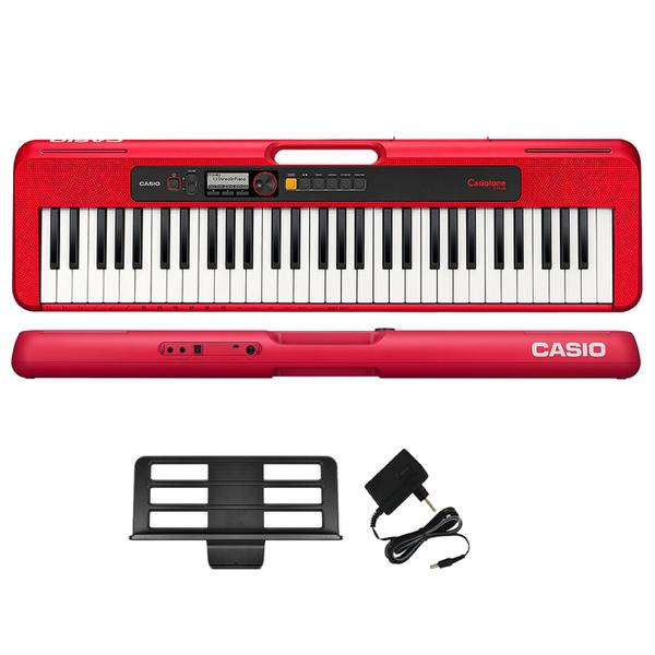 Teclado Casio Tone CT-S200 Musical Digital 61 Teclas Vermelho