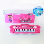 Teclado crianças eletrônico com Microfone 22 teclas multifunções órgão Eletrônico Toy Música Tamanho Grande