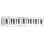 Teclado Eletrônico De Piano Nota Decalque Adesivo Para 49/61 Teclas Teclados
