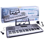 Teclado Eletronico Piano Orgao Usb Lcd Led Display 61 Teclas 200 Ritmos Adulto E Infantil Com Porta