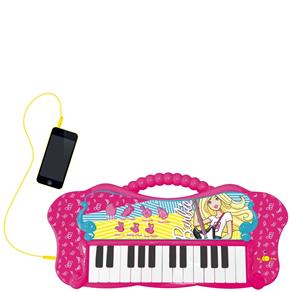 Teclado Fabuloso Barbie com Função MP3 Player - Fun