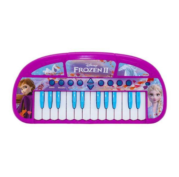 Teclado Infantil Musical Frozen 2 Grava e Reproduz Toyng
