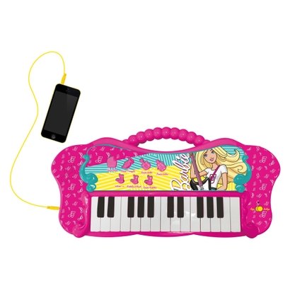 Teclado Musical com MP3 Player - Barbie - Teclado Fabuloso - Fun