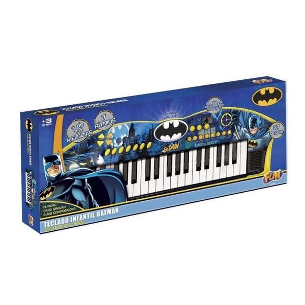 Teclado Musical Infantil Batman Cavaleiro das Trevas Fun