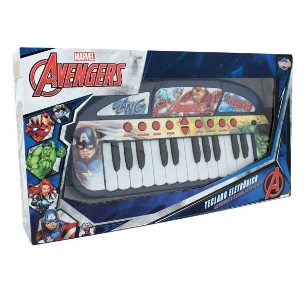 Teclado Musical Infantil os Vingadores - Marvel - Toyng