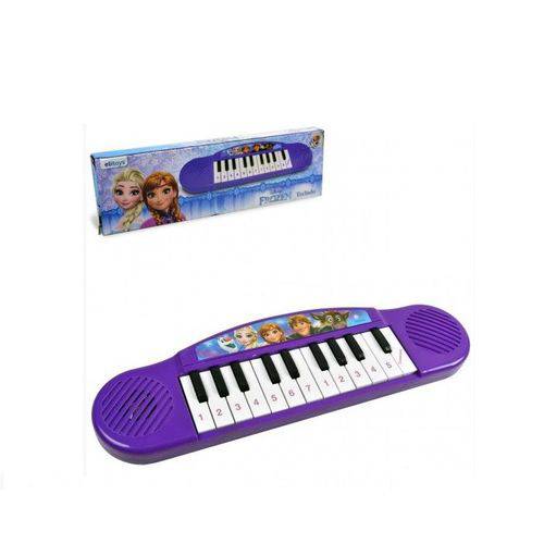 Teclado Musical Infantil Piano Frozen 32 Cm Brinquedo