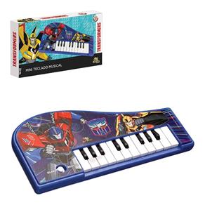 Teclado Musical Infantil Transformers Piano com Musica e Som