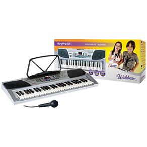 Teclado Musical Keypro 54 Teclas KEP-54 - 100 SONS - 100 Ritmos - 8 Musicas de Demonstracao