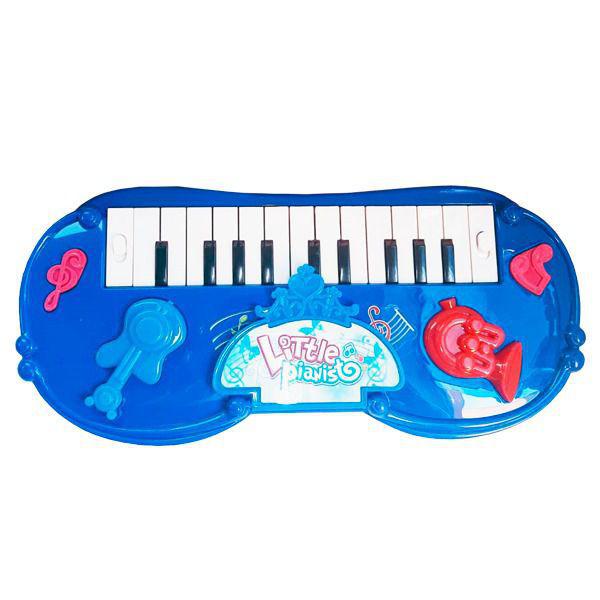 Teclado Pianinho Musical - Azul - Wellmix