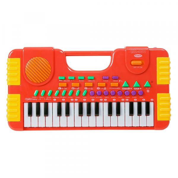 Teclado Piano Musical 31 Teclas 8 Ritmos Infantil - Original - Dm Toys