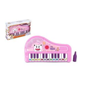 Teclado Piano Musical Infantil Bichinhos Coloridos com Pés