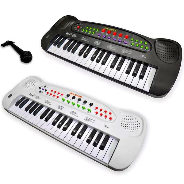 Teclado Piano Musical Infantil com Microfone 37 Teclas - Dm Toys