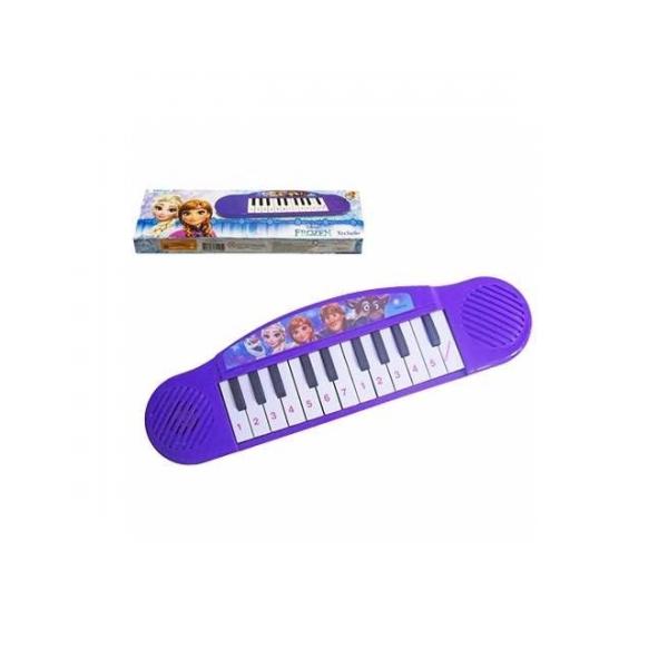 Teclado Piano Musical Infantil Criança Brinquedo Frozen Disney 32cm a Pilha - Etitoys