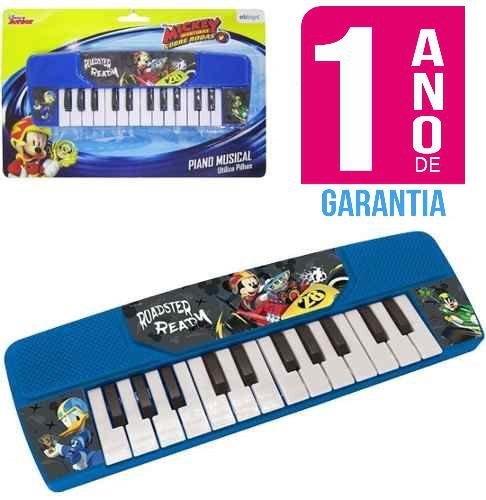 Teclado Piano Musical Infantil Mickey a Pilha - Etitoys