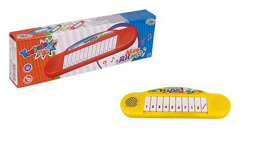 Teclado Piano Musical Infantil Ted - Wellmix