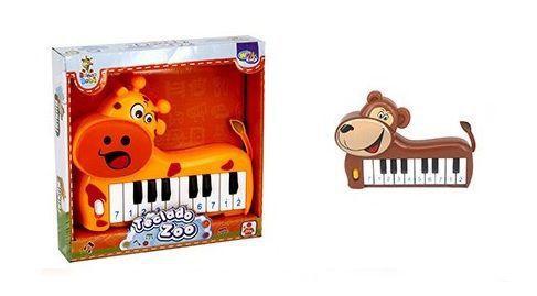 Teclado Piano Musical Infantil Zoo Bichinhos - Wellmix